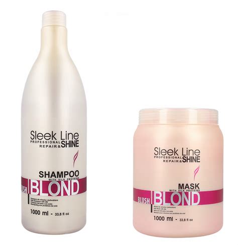 STAPIZ Sleek Line Blush Zestaw XXL Szampon Maska 8155645383 Allegro Pl