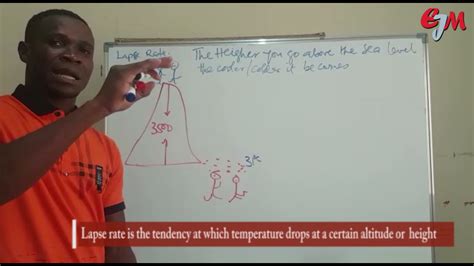 The Higher You Go Above The Sea Level The Cooler Colder It Becomes