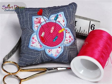 Ith Quilt Block Echo Quilt Flowe Applique Machine Embroidery Design