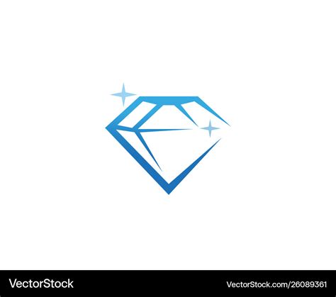 Creative Abstract Diamond Logo Design Symbol Vector Image