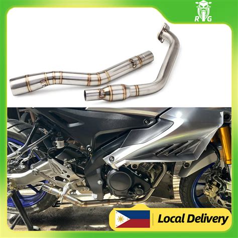 Rgmotor Motorcycle Elbow Exhaust For Yamaha Mt Xsr R V Mt