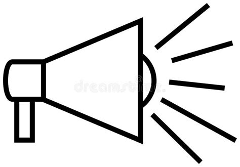 Megaphone Outline Clipart - Goimages Egg