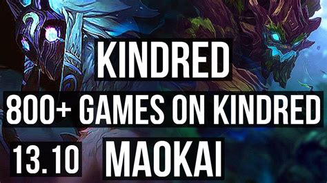 Kindred Vs Maokai Jng Games Godlike K Mastery Kr