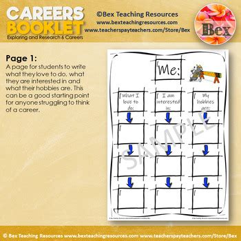 Careers Booklet By Bex Tpt