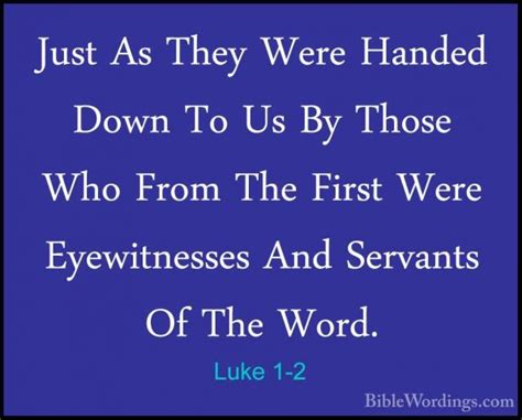 Luke 1 - Holy Bible English - BibleWordings.com