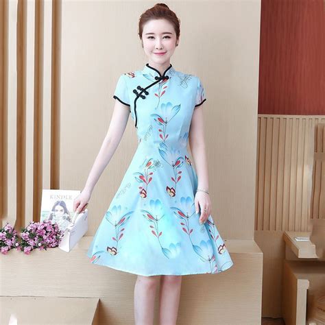 chinese new year dress 2024 新年裙子 旗袍 qipao chinese new year dress Single ...