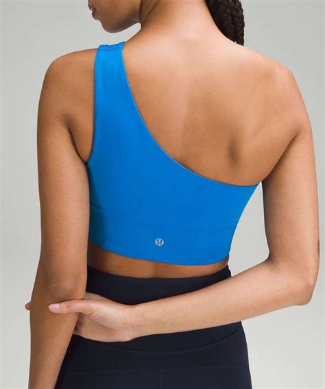 Lululemon Align Asymmetrical Bra Light Support C D Cup Poolside