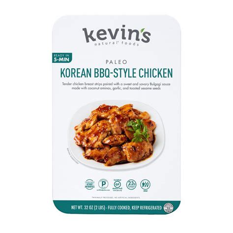 Kevins Natural Foods Korean Bbq Style Chicken 32 Oz Costco Food