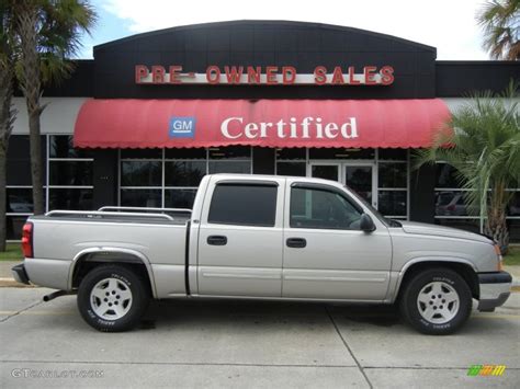 Silver Birch Metallic Chevrolet Silverado Ls Crew Cab