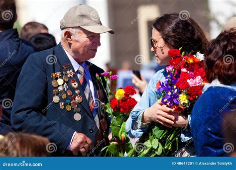 Victory Day Celebrations In Moscow Editorial Photo Image Of Veteran