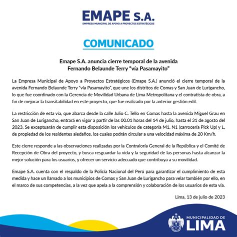 Emape S A