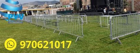 Vallas De Seguridad Para Eventos Pyv Estructuras