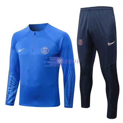 Sudadera De Entrenamiento PSG 2022 2023 Kit Azul Real