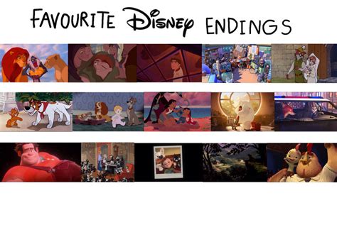 Favourite Disney Endings by JustSomePainter11 on DeviantArt