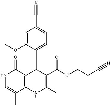 2 Cyanoethyl 4 4 Cyano 2 Methoxyphenyl 2 8 Dimethyl 5 Oxo 1 4 5 6