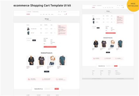 Premium Psd Ecommerce Shopping Cart Template Ui Kit