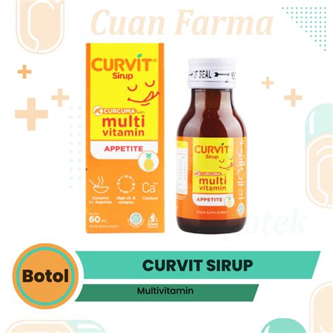 Jual Curvit Sirup 60 Ml Shopee Indonesia