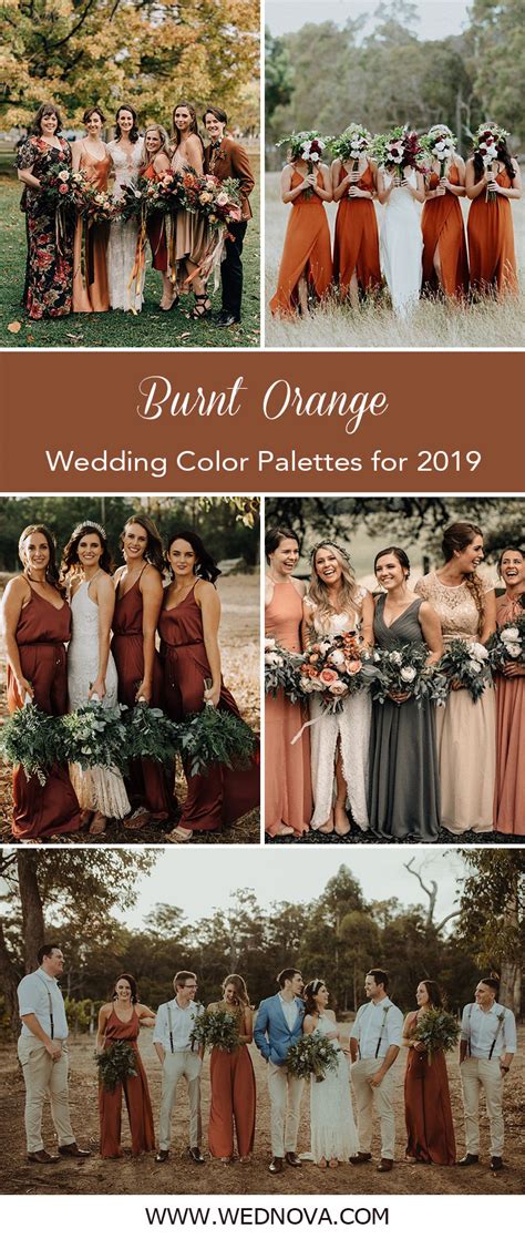 Trending 15 Ideas For Burnt Orange Bridesmaid Dresses For 2019