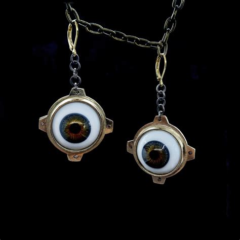 Doll Eyes Earrings Glass Eye Jewelry Etsy Uk