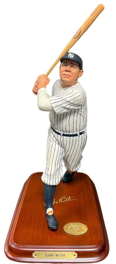 Babe Ruth New York Yankees Mlb All Star Figurine Sculpture Danbury