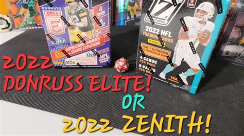 Want To Play A Game Donruss Or Zenith Panini Football