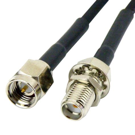 Sma Male Plug To Sma Female Jack Bulkhead Cable Rg 174 Coax Up To