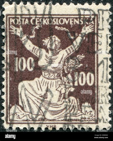 CZECHOSLOVAKIA CIRCA 1920 A Stamp Printed In The Czechoslovakia