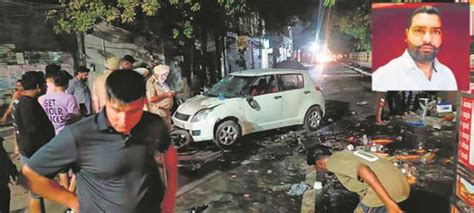 Drunk Asi Rams Car Into Two Pcr Cops In Ludhiana One Dies Another