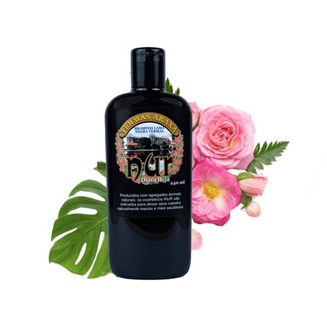 Shampoo De Lama Negra Termal Ml Nur Cosm Ticos