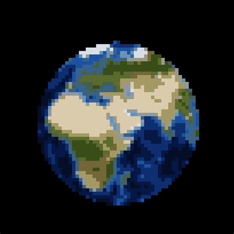 Pixel Art Planeta Tierra Vector Premium Premium Vector Pixel Art Images