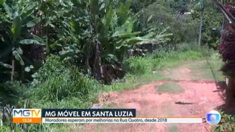 V Deo Moradores De Santa Luzia Pedem Asfalto E Saneamento Na Rua