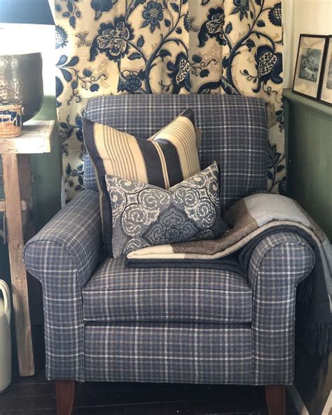 If Youre A Blue Lover💙 Sanderson Wool Armchair 2495 Andrew Martin