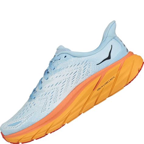 Hoka One One Women S Clifton 8 Wide Athletic Shoes Summer Song