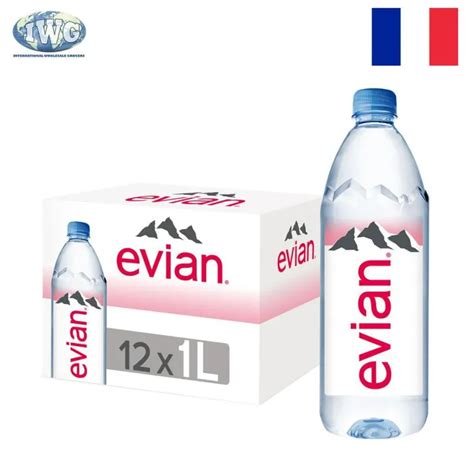 Iwg Evian Natural Mineral Water 12 X 1 Liter Case Lazada Ph