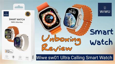 Unboxing Smart Watch By Wiwu SW01 Ultra Smartwatch Unboxing Wiwu