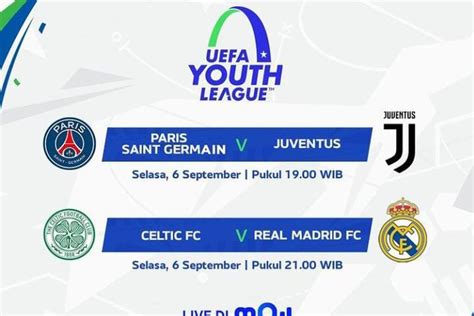 Jadwal Acara MOJI TV Hari Ini Selasa 6 September 2022 LIVE UEFA Youth