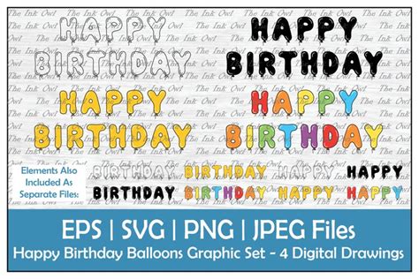 Happy Birthday Svgs Cricut Cake Topper Design Bundles