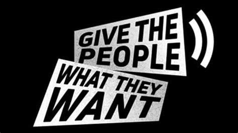 Give The People What They Want Podcast Series 2020 Episode List