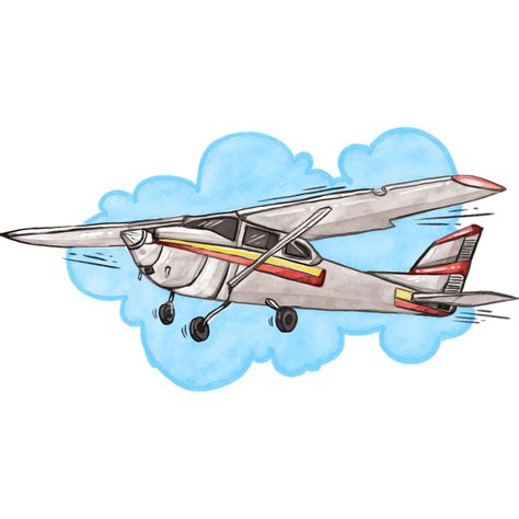 Cessna Airplane Clipart Flying