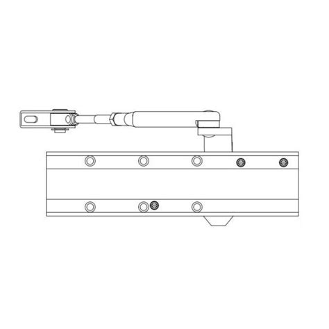 Ferme Porte Pignon Cr Maill Re Bras Compas F Blanc Sevax