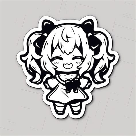 Chibi Girl Stencils