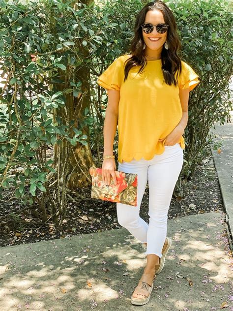 Summer Vibes Yellow Top Outfit Yellow Tank Top Outfit Shirt Outfit Women