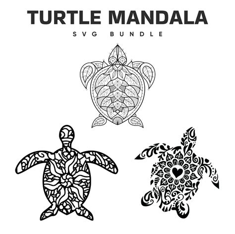 Turtle Mandala SVG | Master Bundles