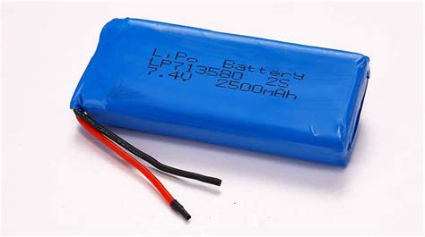 Lithium Polymer Akkus LP713580 2S 7 4V 2500mAh 18 5Wh Mit