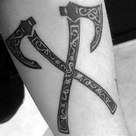 60 Cool Axe Tattoo Designs For Men