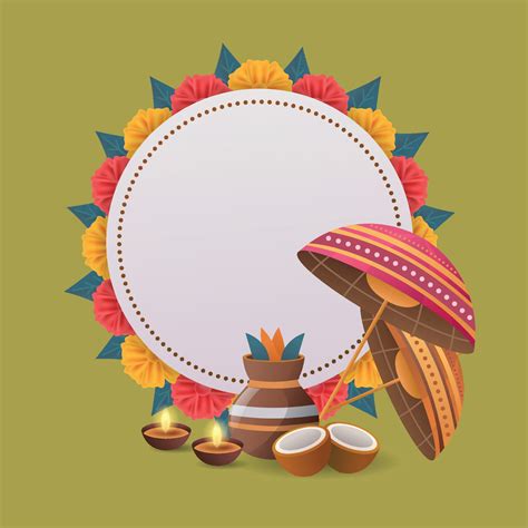 Onam Festival Background Template 3069843 Vector Art at Vecteezy