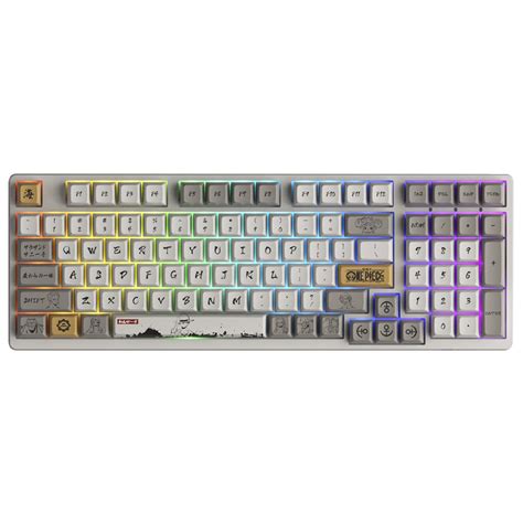 Teclado Mecânico Gamer Akko One Piece Edition RGB Switch Akko Jelly