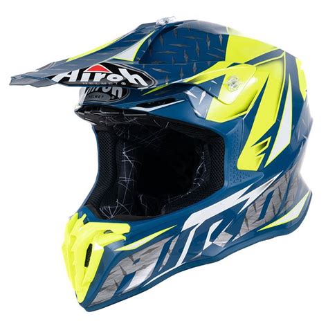 Capacete Cross Airoh Twist Iron Blue Gloss Motoblouz