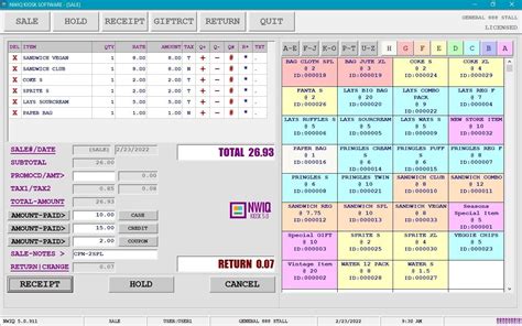 Stall Point Of Sale Software Retail POS Inventory NWIQ สถานตำรวจ