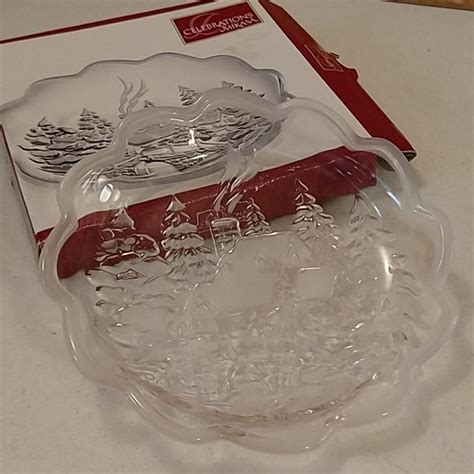 Mikasa Holiday Celebrations By Mikasa Winter Candy Dish Poshmark